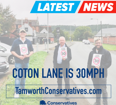 coton lane is 30mph